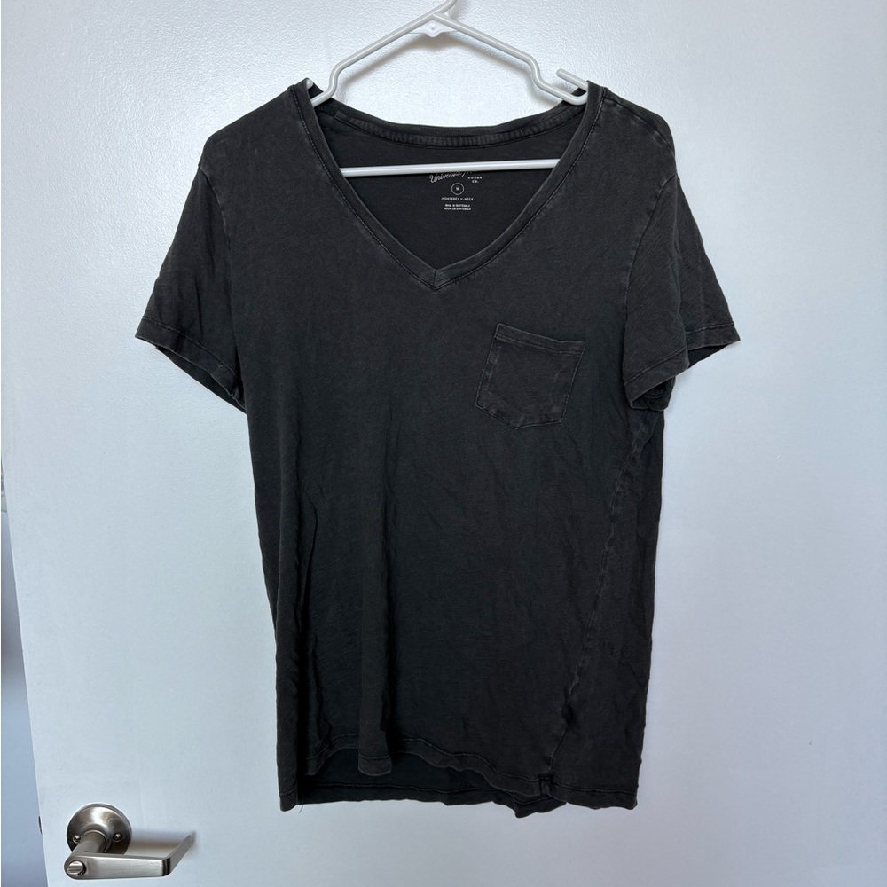 Black V-Neck T-Shirt
